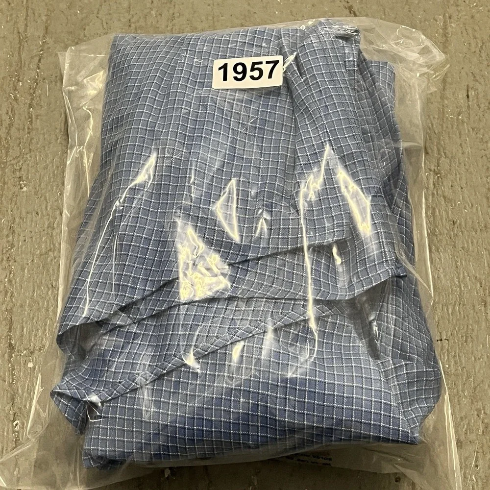 Polo Ralph Lauren Long Sleeve Button-Down Shirt XXL Blue with‎ White Stripes